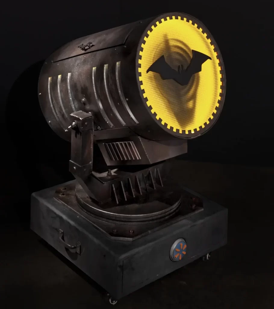 bat signal led metal fabrication prototype working models