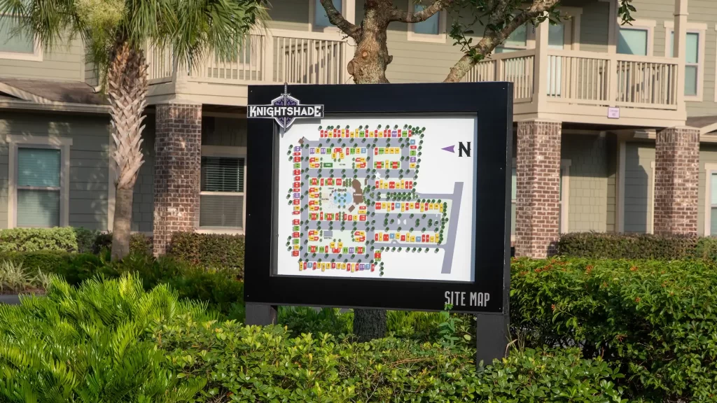 360CSG Exterior Directional Wayfinding Knightshade | 360CSG 360CSG Exterior Directional Wayfinding Knightshade
